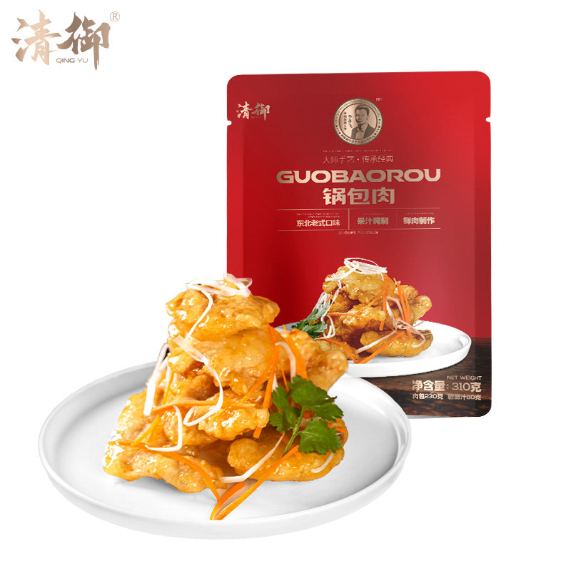 清御锅包肉东北特色速食菜310g包装即食预制菜图片