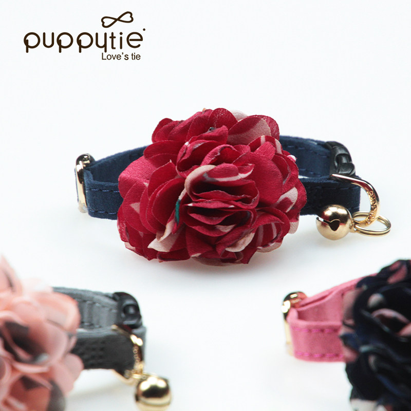 Puppytie猫咪用品猫铃铛项圈脖圈宠物猫猫颈圈脖子猫颈饰品猫链