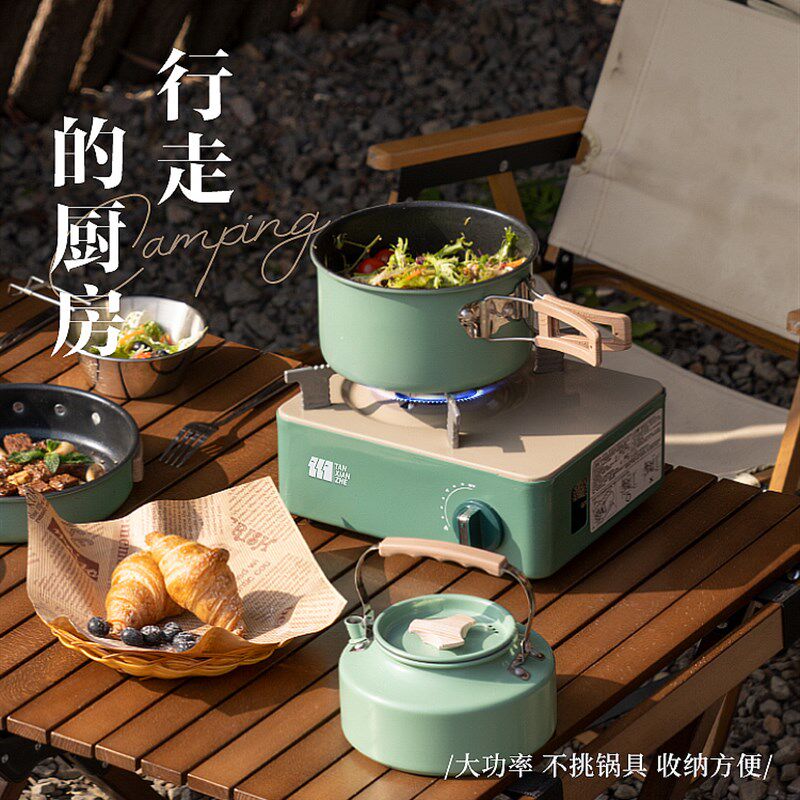 卡式炉户外炉具炊具野外迷你卡斯便携式卡磁煮茶瓦斯炉燃气灶露营