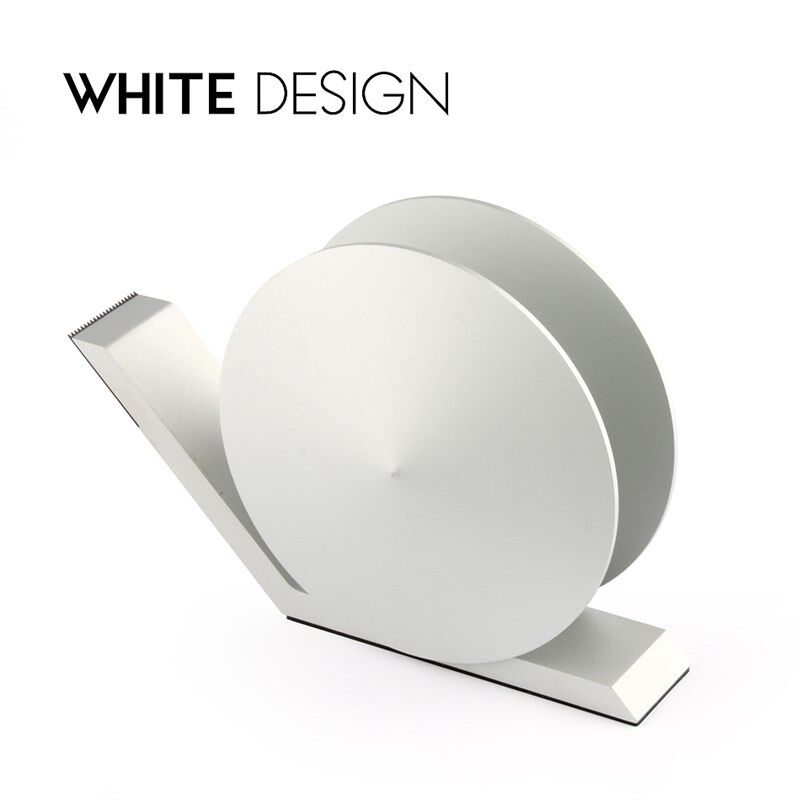 White Design创意金属铝合金胶带切割器胶带座桌面胶带架高端摆件