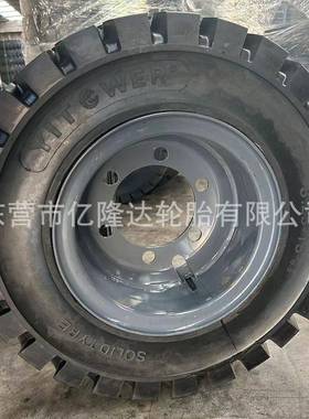 5吨气叉车轮胎轮5毂总成装载机轮充8.2-159.00-98620胎实心轮毂轮