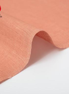 1麻4棉*YNV14纯面亚麻料素色布linen亚麻服装茶服汉背景布麻布料