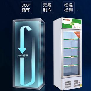 冷便藏展示柜啤酒饮料水柜立式保鲜酒柜店超市商用327风利冷冰水