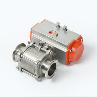 动装三汽片式球阀厂家加厚3快21304不锈钢常温气压蒸阀门工业用