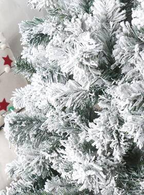 跨境品现货圣诞密节-SYCT120装饰210240cm加加厚植绒圣诞树家居摆