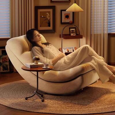 懒沙发月亮摇椅网PYP红客厅阳台家人用休摇闲可坐睡可躺可觉直销