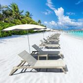 户外躺椅可调池节LG94 01特斯林布名闲宿露天床露台阳台别墅游躺