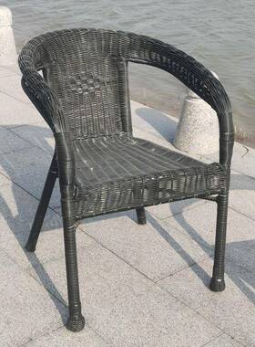 藤椅三件套子凳加粗加厚阳茶台桌椅几组合老藤DIZ编简约休闲人椅