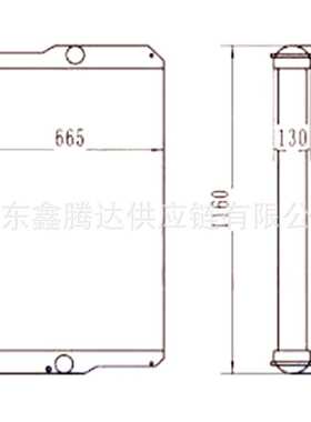 E950H E936 挖掘机水箱铝制散热器 液压油散热器2565310