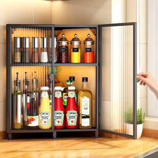 置物架桌面台面三角厨房收纳带角形调料三角架子调味三角墙拐角转