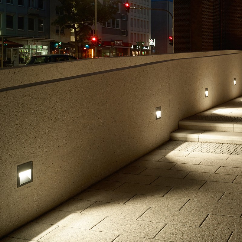 地脚灯LED嵌入式壁灯别墅户外防水景观庭院灯墙角灯楼梯台阶灯