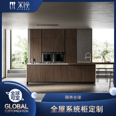 台湾全屋定制整体厨房橱柜系统柜房间柜子源头工厂自己组装定做