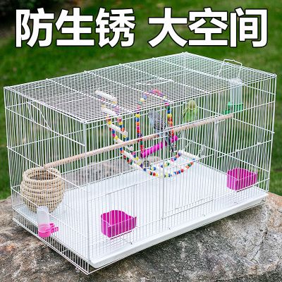 鸟笼子大号虎皮鹦鹉笼超大鸽子笼文鸟八哥百灵繁殖笼子养殖家用