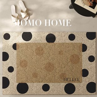 MOMO 复古入户门地垫家用丝圈耐脏防滑门垫可裁剪 HOME家居意式