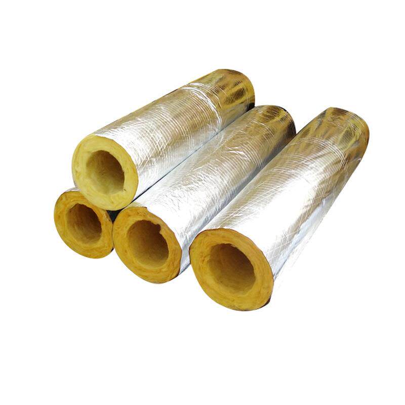 高密度铝箔玻璃棉管防火耐高温硅酸铝管建筑管道防潮防腐空调管道