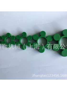 上海无锡梅花瓣/减震垫联轴器弹性体GR90 Spider 95ShA缓冲块绿色