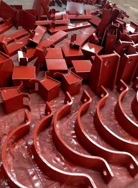 佰誉管道 J1焊接T型管托  可图纸加工 DN50 DN80 DN100 管夹抱箍