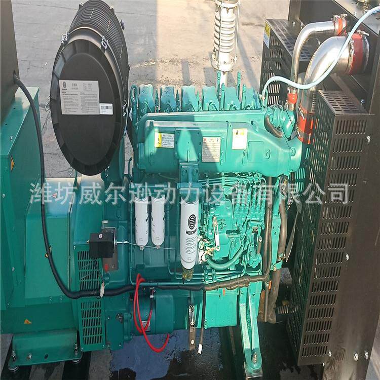 潍坊300kw大型发电机组 三相四线 铜线无刷发电机 潍坊原厂发动机