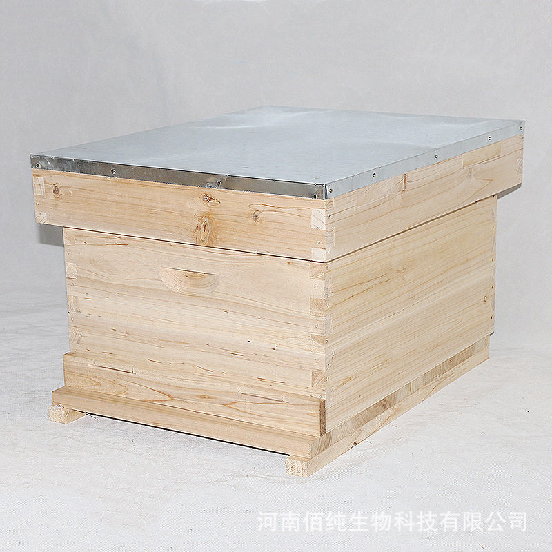 蜂具批发 批发蜜蜂箱 杉木中蜂标准蜂箱 中式十框单层蜜蜂蜂箱