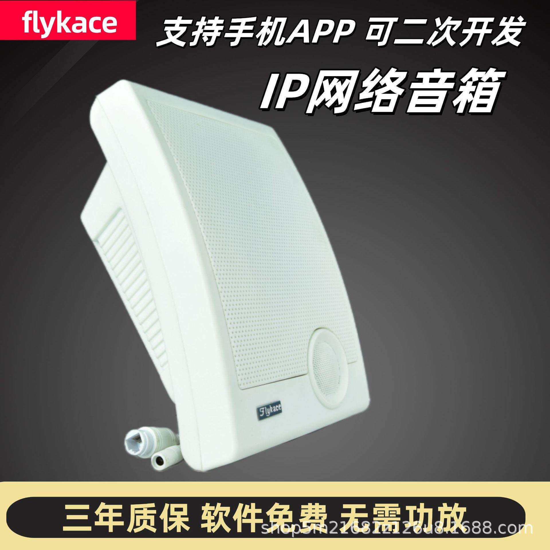 flykaceIP-20W壁挂音箱数字壁挂喇叭网络广播系统公共广播