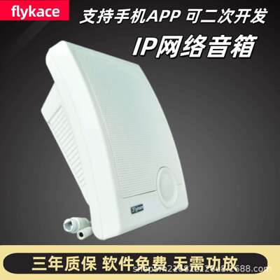 flykaceIP-20W壁挂音箱数字壁挂喇叭网络广播系统公共广播