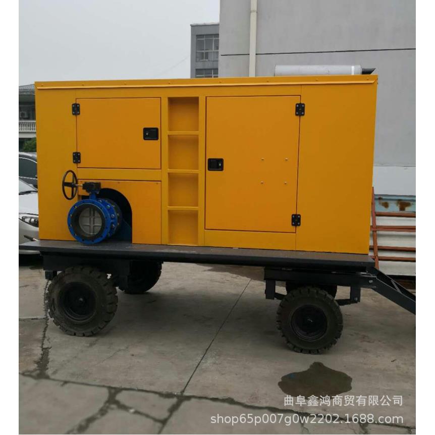 大流量移动式防洪泵小型框架式汽油抽水机防汛抽水泵排污泵