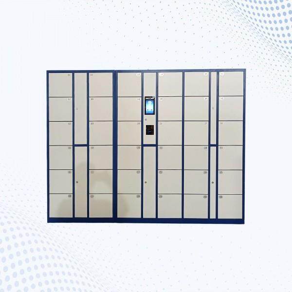 超市电子存包柜商场指纹条码智能储物柜电玩城储物柜