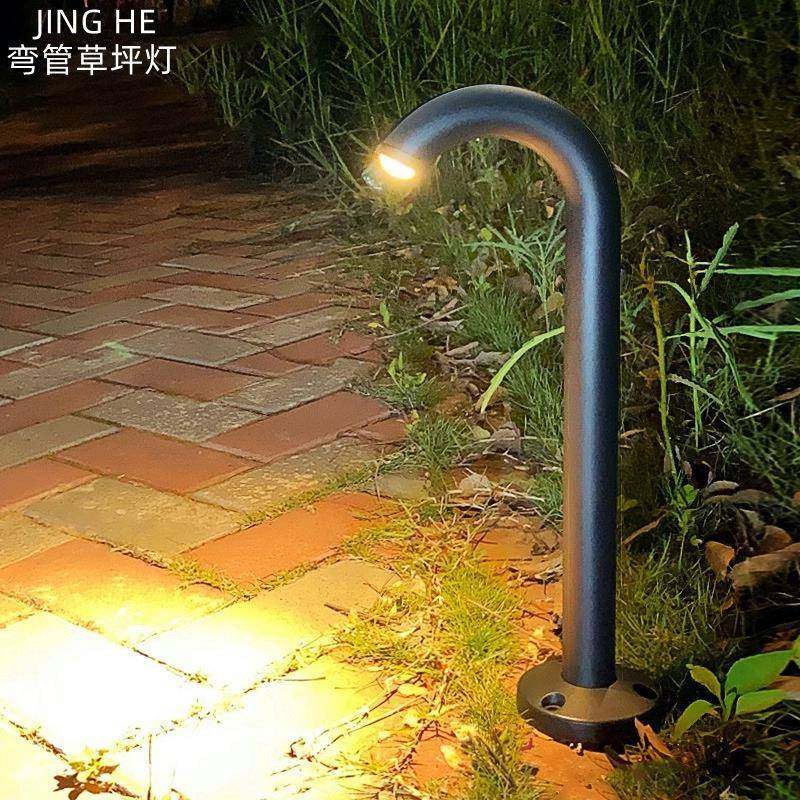 草坪灯弯管灯户外防水庭院家用别墅花园接电草地灯led现代景观灯,纺织面料/辅料/配套,纺织机械配件,淘宝优惠券,粉丝福利购,淘宝优惠卷