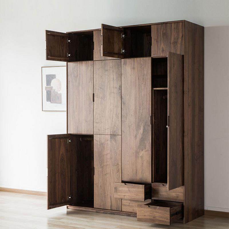 北欧简约实木黑胡桃木2/4门衣柜现代日式原木平开门橱柜,纺织面料/辅料/配套,纺织机械配件,淘宝优惠券,粉丝福利购,淘宝优惠卷