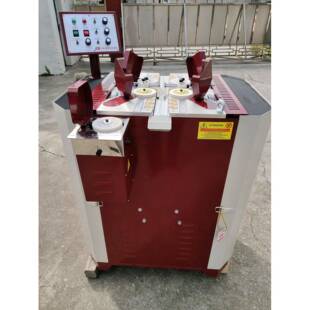 双边四轮磨边机皮带肩带皮包抛光磨边机牌皮具机械厂家直供