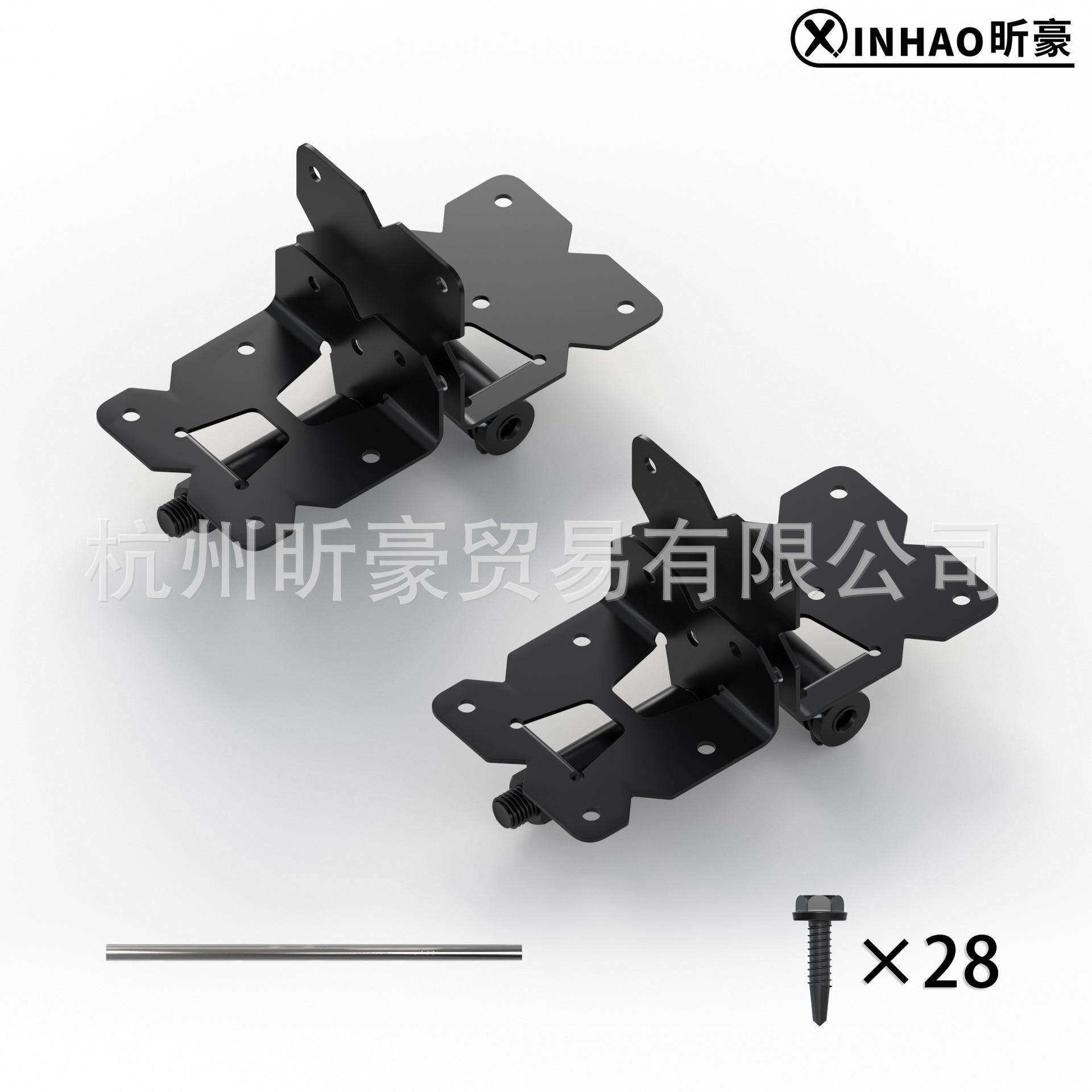 美式PVC花园合页 PVC篱笆门合页 PVC栅栏合页 篱笆门铰链