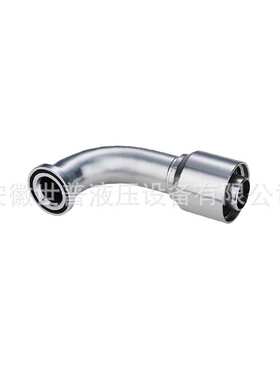 扣压接头87691Y高压油管一体式软管接头90°SAE法兰6000PSI