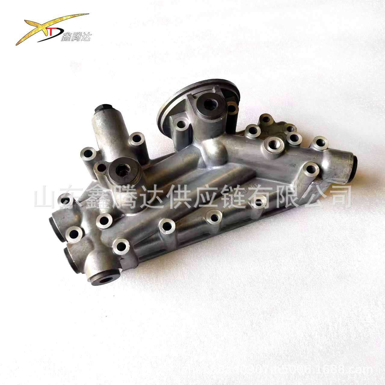 上柴D9 机油滤清器座D6114发动机油冷器盖D17-030-42