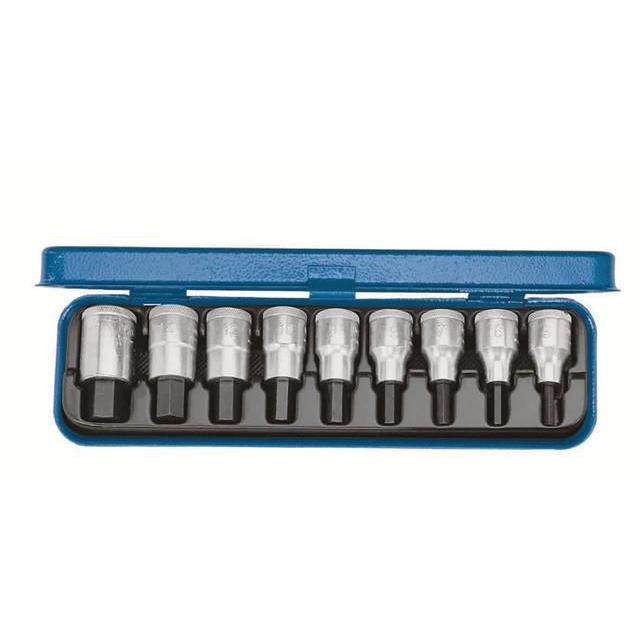 德国GEDORE吉多瑞 6156410 1/2"旋具头套筒套装9pcs英制 IN 19 PA,五金/工具,低频连接器电缆组件,淘宝优惠券,粉丝福利购,淘宝优惠卷