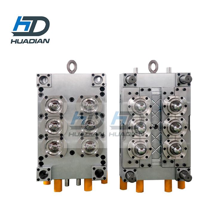 6腔热流道瓶胚模具水瓶饮料瓶广口瓶气封自锁PET瓶胚模具