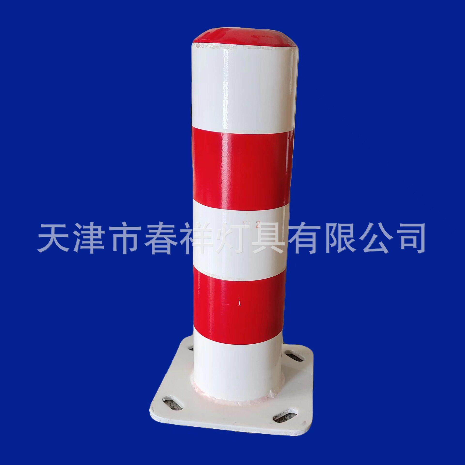 天津交通设施钢管挡车器路边隔离桩院内汽车防撞栏热镀锌防撞桩