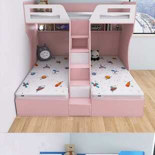 工厂直销姐弟互不干扰床多功能大容量储物儿童床交错式小户型省空