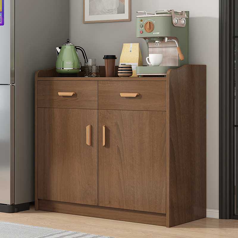 餐边柜厨房柜子橱柜收纳柜实木色客厅储物柜置物柜家用茶水柜碗柜