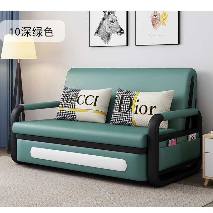 沙发床可折叠两用单人小户型1米网红猫抓布简易阳台1.5双人沙发床