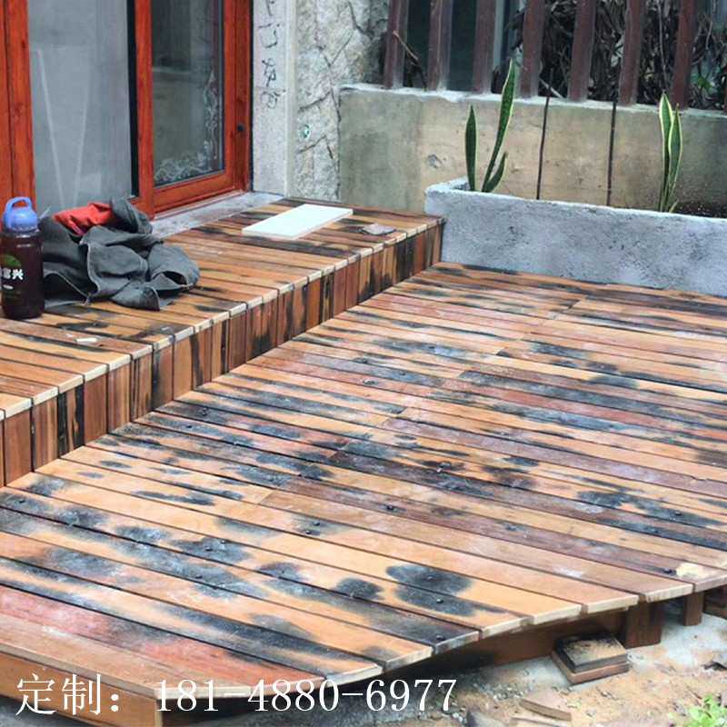 老船木地板 仿古实木装饰板 户外船木装修实木板 老船木板块材料