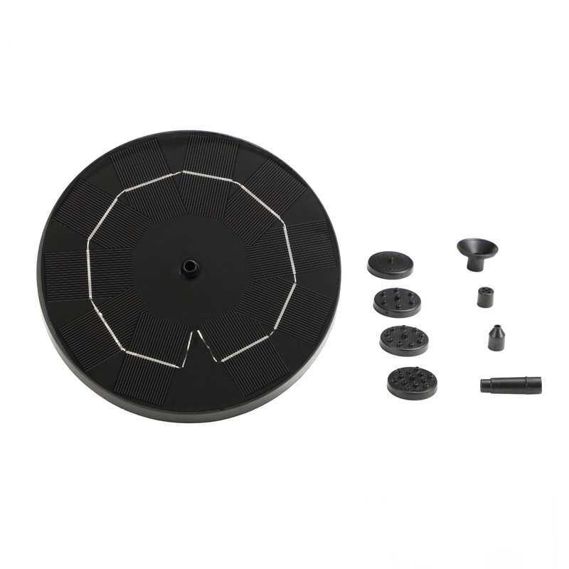 跨境新品3.5W蓄电池太阳能喷泉 漂浮喷泉创意景观室外喷泉带电池