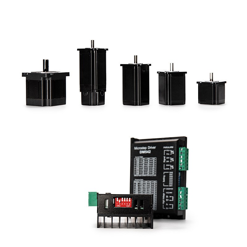 57/86步进电机驱动器套装步进闭环混合型电机24V直流马达