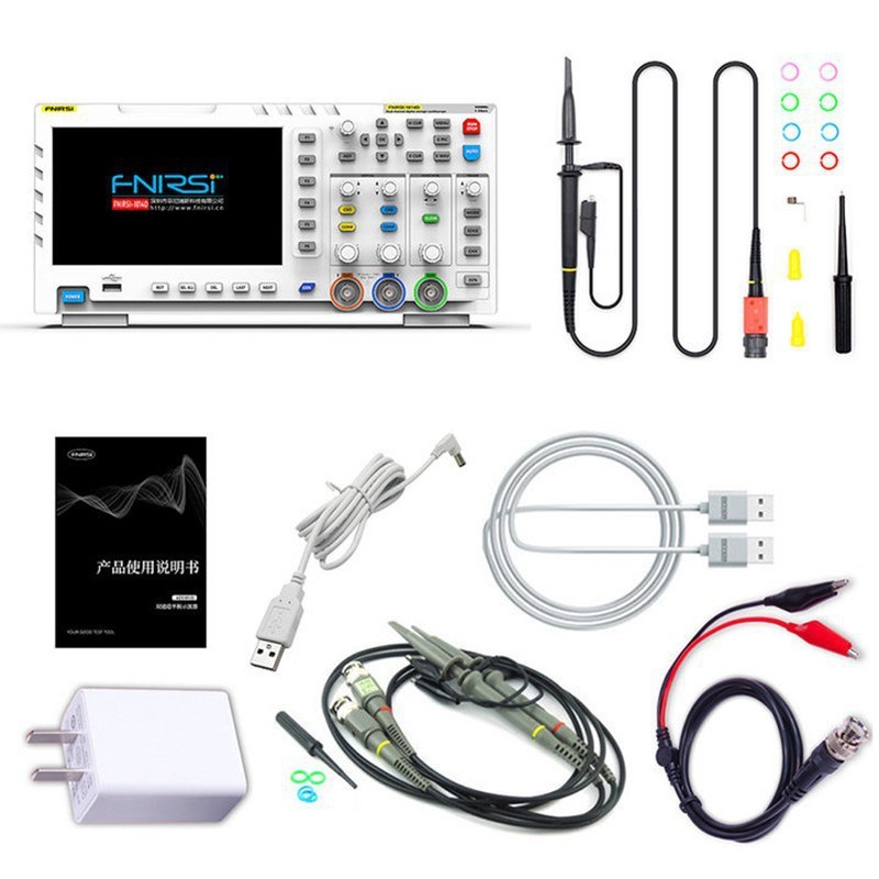 数字示波器FNIRSI-1014D二合一信号发生器双通道100M带宽1GS采样