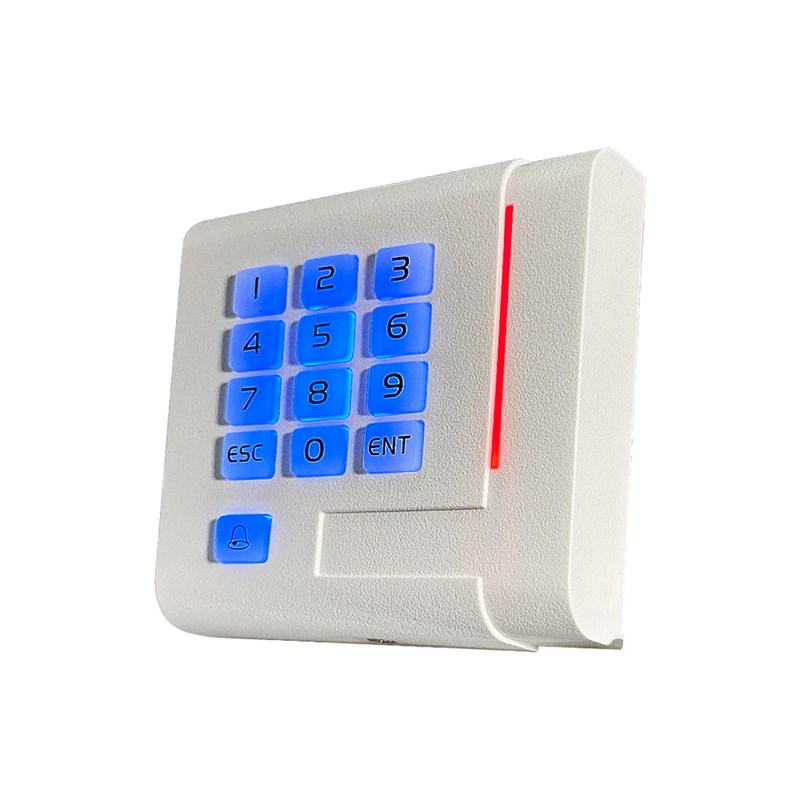 门禁读卡器IC密码刷卡器韦根26WG34输出86型尺寸楼宇小区rfid读头