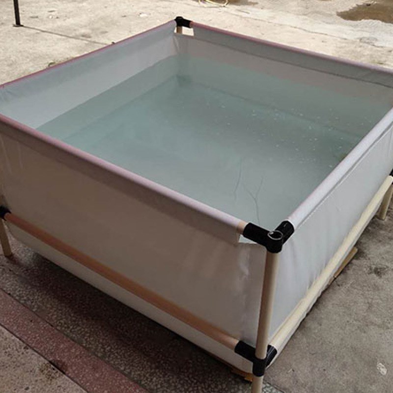 帆布鱼池带支架养鱼池游泳池大型户外庭院蓄水池防水布锦鲤水池