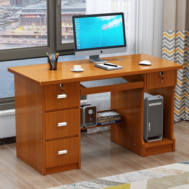 办公桌现代简约写字台经济型小户型学生书桌卧室家用台式电脑桌子