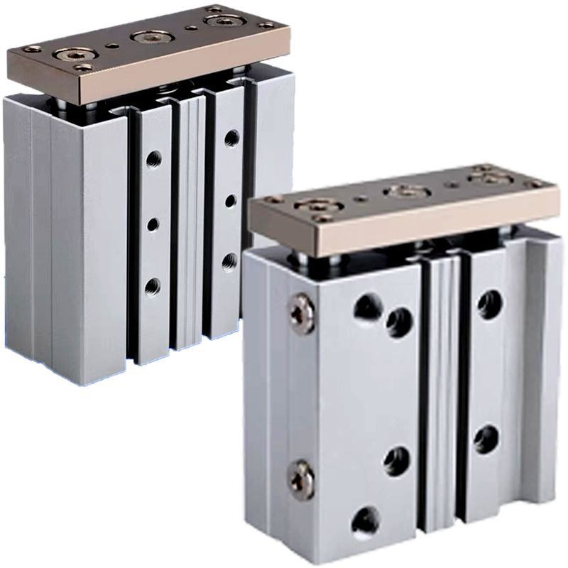 三杆带导杆三轴气缸TCM12 20 25 32 40 50 63X10 20 30 40 50 75S