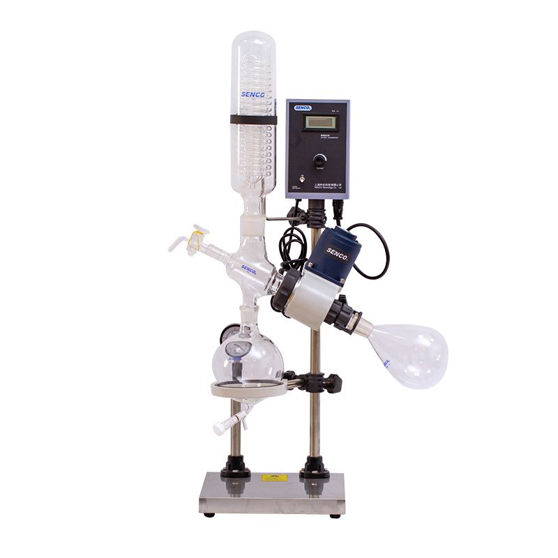 2L旋转蒸发仪 下出料收集便捷 真空显示实验室用旋转蒸发器R205B