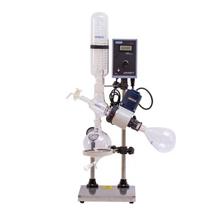 2L旋转蒸发仪 真空显示实验室用旋转蒸发器R205B 下出料收集便捷