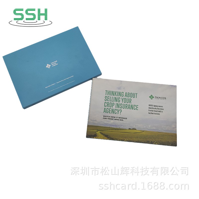 4.3 5寸7寸MP4企业视频宣传册数码邀请函多媒体广告机LCD视频贺卡